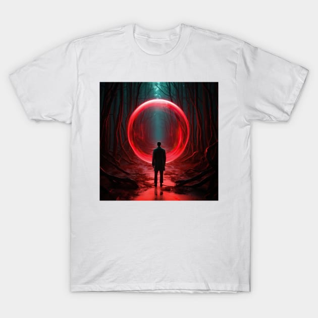 Red Forest Encounter T-Shirt by ILK87